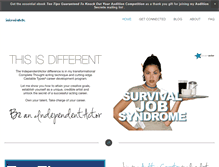 Tablet Screenshot of independentactor.com